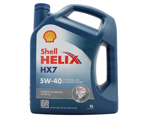 Shell Helix HX7 5W.